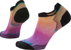 Run Zero Cushion Ombre Print Low Ankle Socks - Women's
