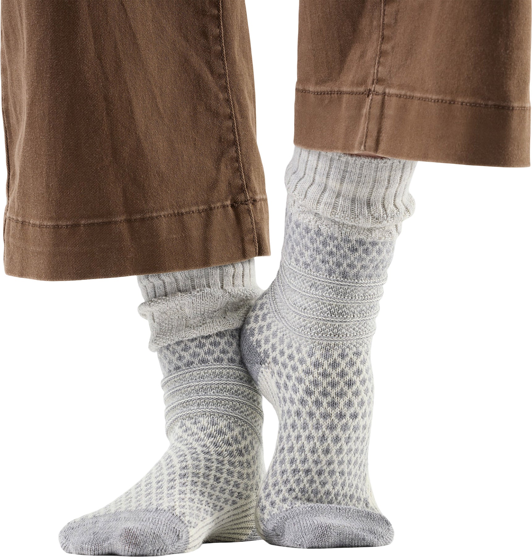 Everyday Popcorn Cable Crew Socks - Unisex