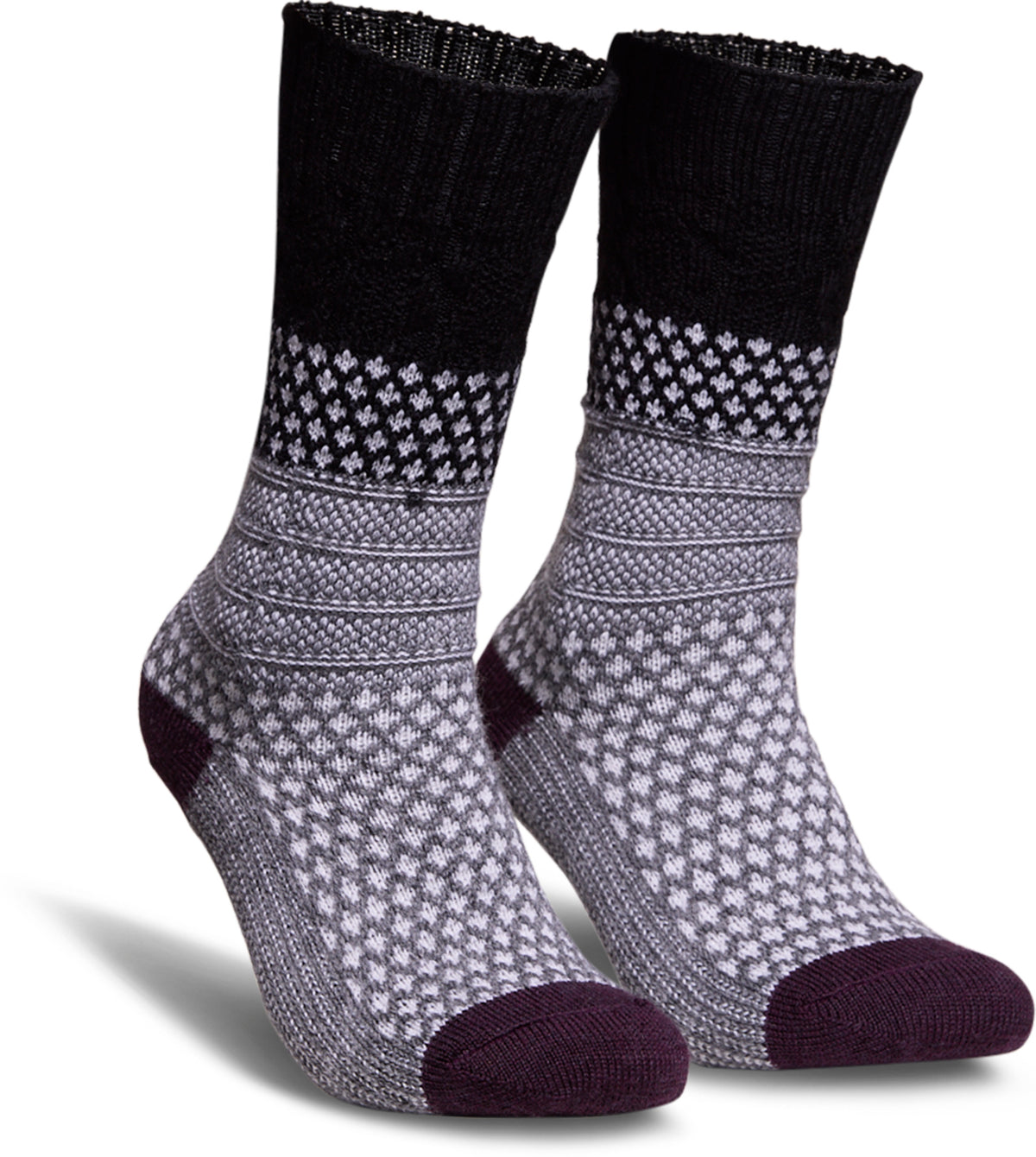 Everyday Popcorn Cable Crew Socks - Unisex