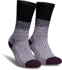 Everyday Popcorn Cable Crew Socks - Unisex