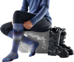 Ski Targeted Cushion Pattern OTC Socks - Women's 