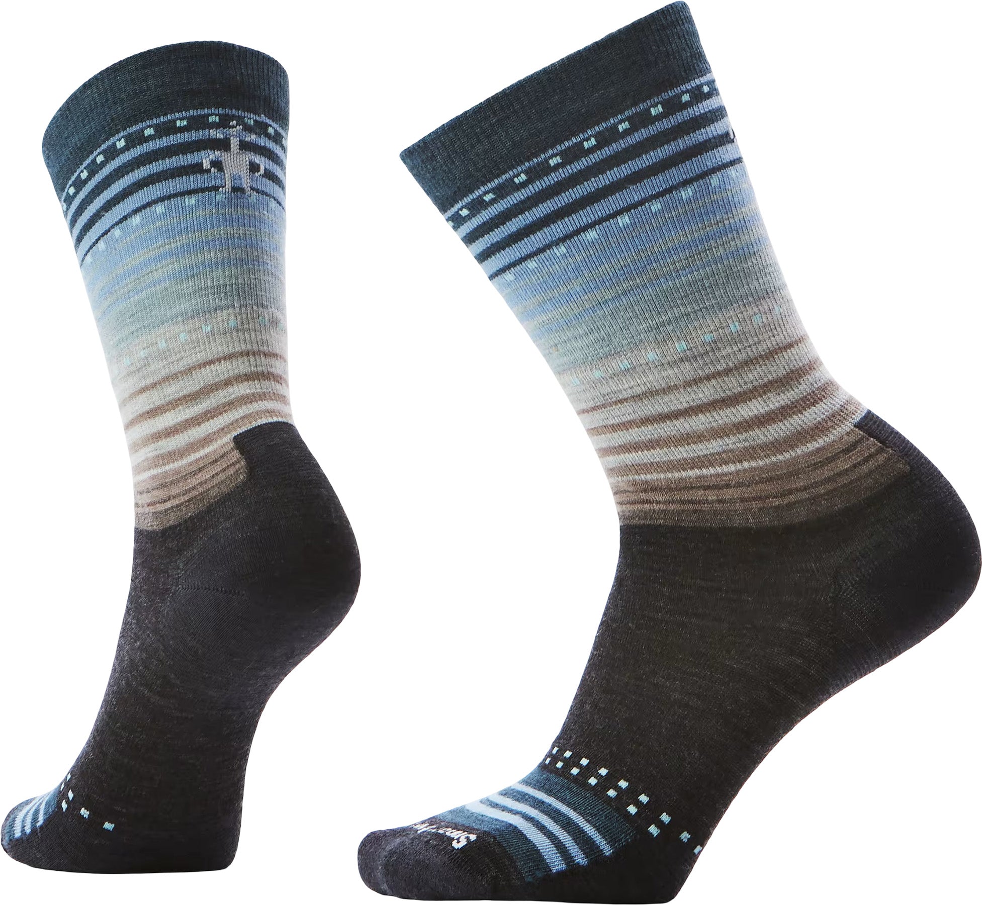 Everyday Stitch Stripe Crew Socks - Unisex