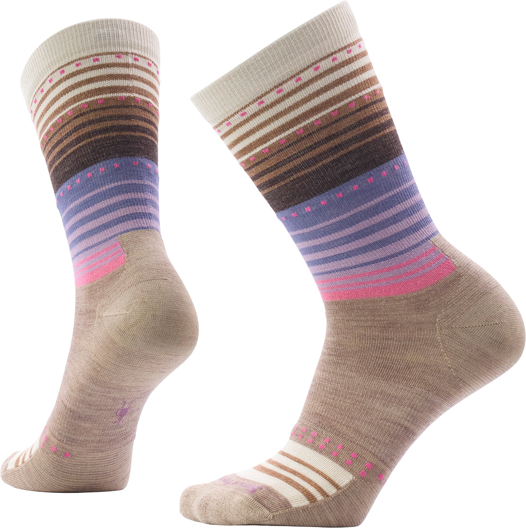 Everyday Stitch Stripe Crew Socks - Unisex