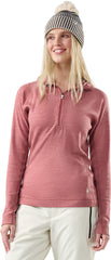 Classic Thermal Merino Base Layer 1/2 Zip Hoodie - Women's