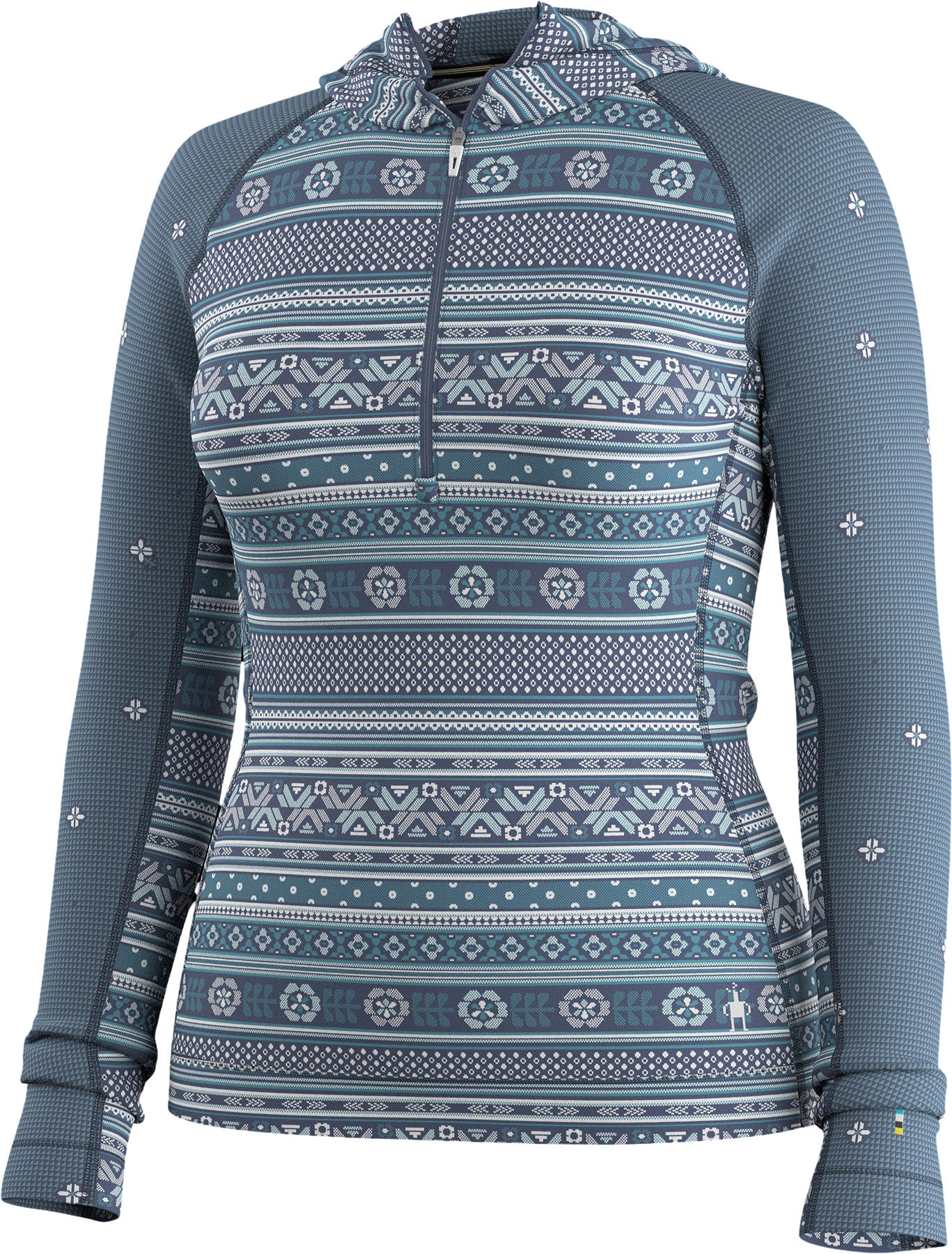Classic Thermal Merino Base Layer 1/2 Zip Hoodie - Women's