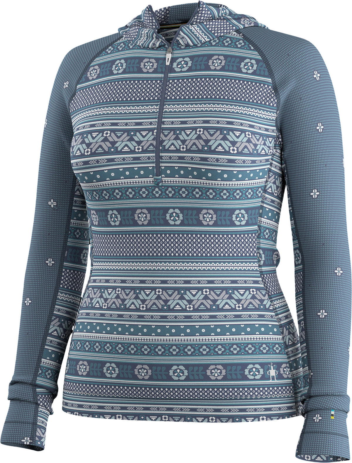 Classic Thermal Merino Base Layer 1/2 Zip Hoodie - Women's