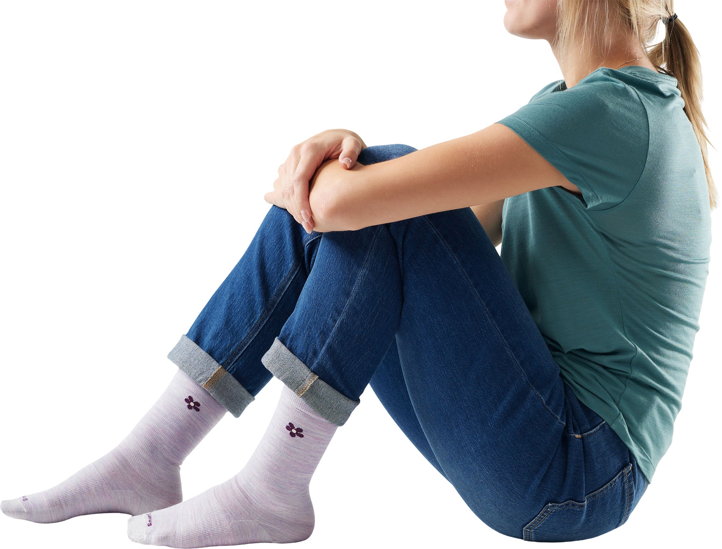 Everyday Groovy Bloom Crew Socks - Women's