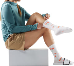 Everyday Garden Gala Crew Socks - Women's