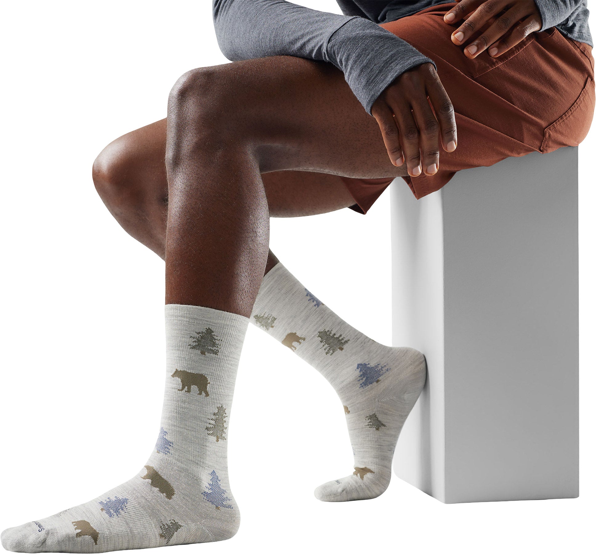Everyday Through The Trees Crew Socks - Men's