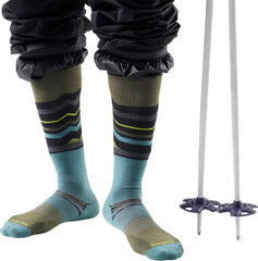 Ski Targeted Cushion Expanding Horizons OTC Socks - Unisex