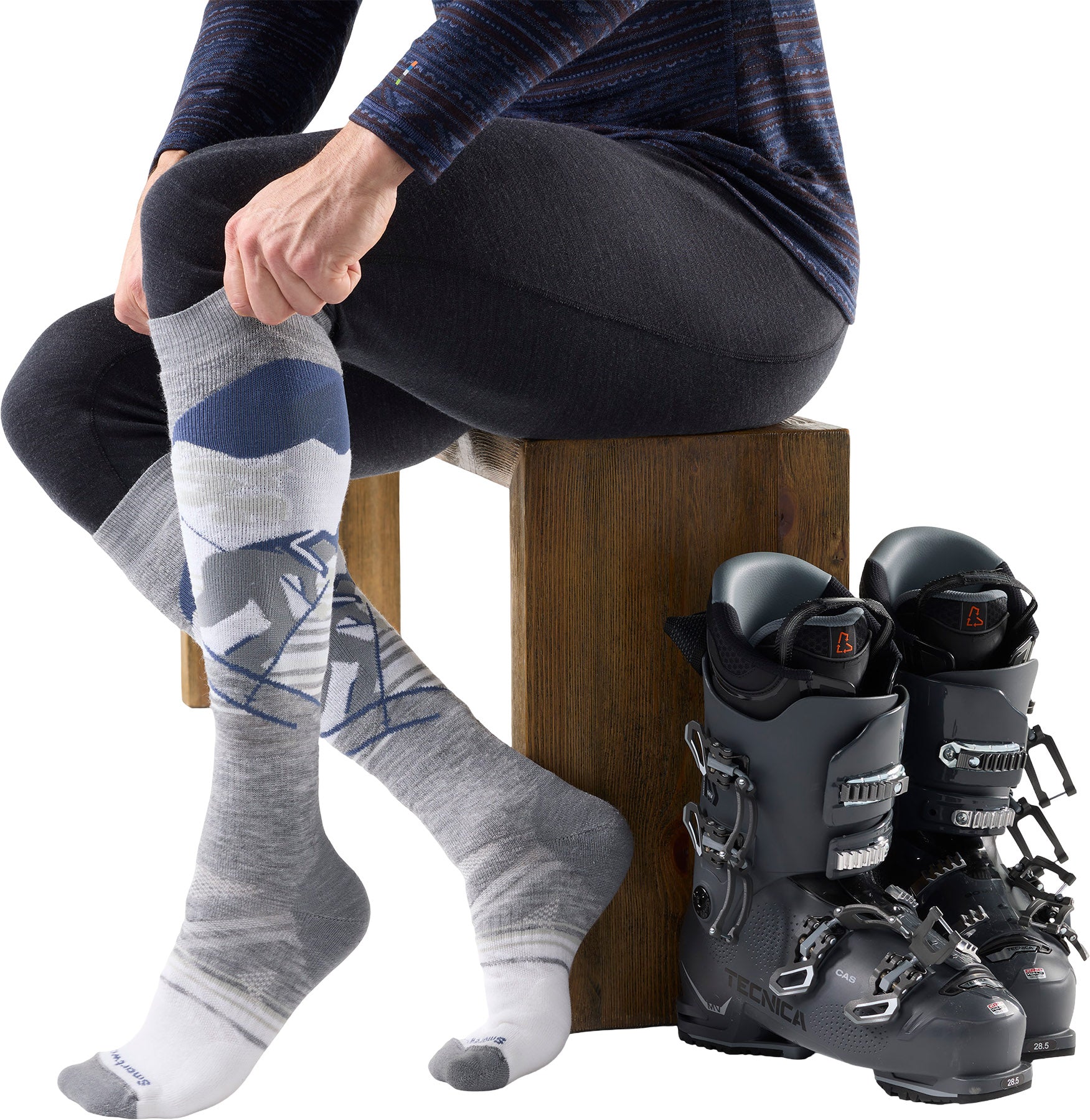 Chute the Moon Full Cushion OTC Ski Socks - Unisex