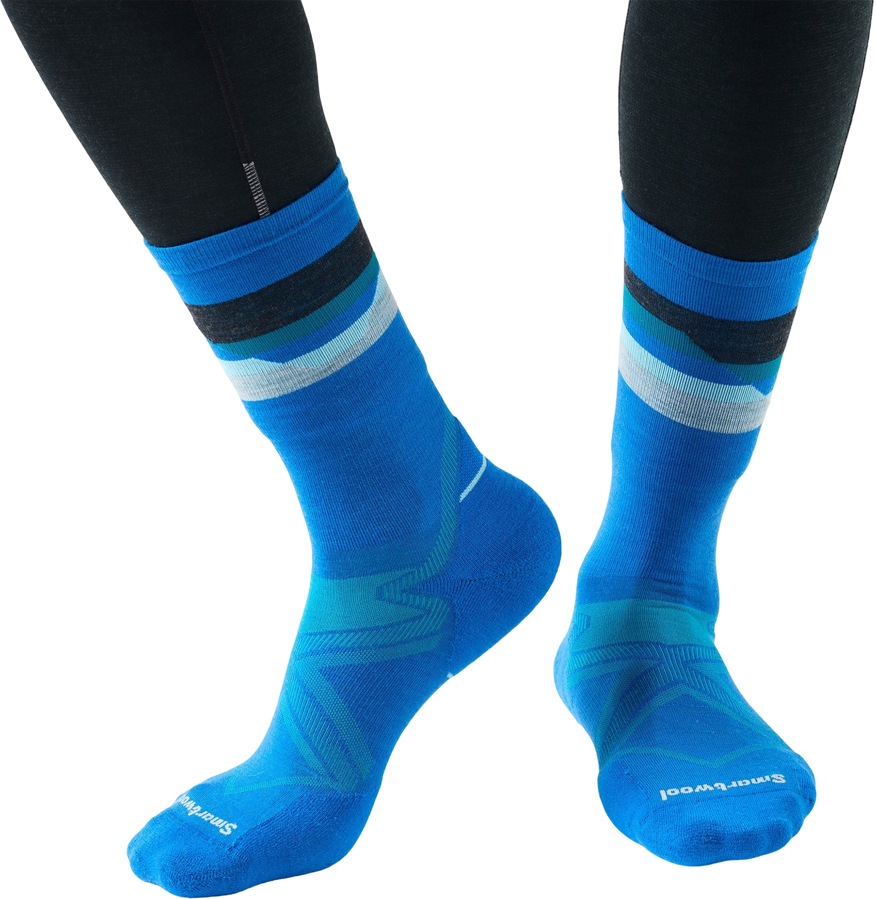 Run Cold Weather Targeted Cushion Horizons Crew Socks - Men's