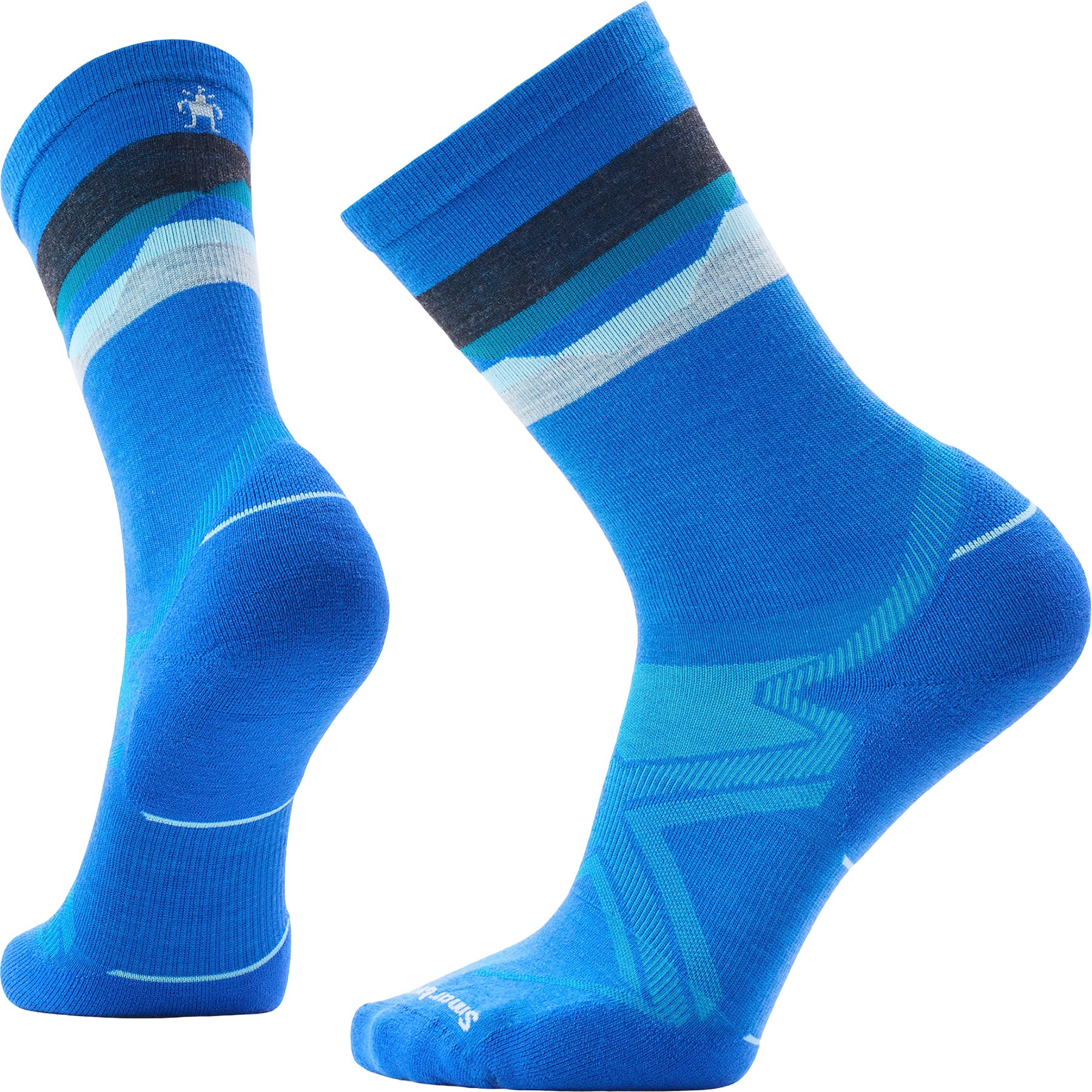 Run Cold Weather Targeted Cushion Horizons Crew Socks - Men's