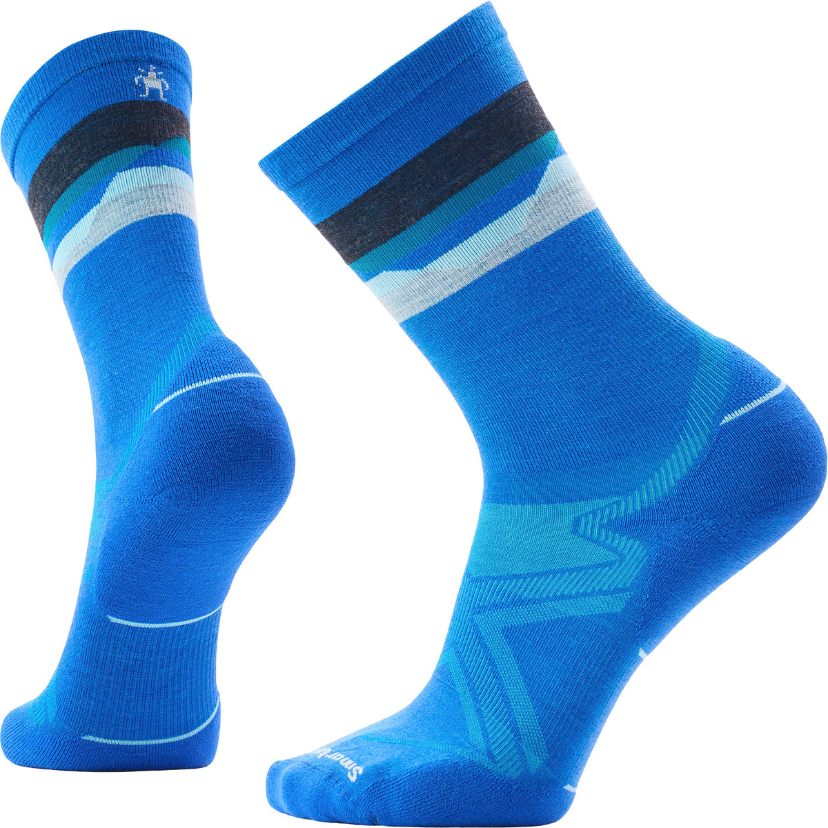 Run Cold Weather Targeted Cushion Horizons Crew Socks - Men's
