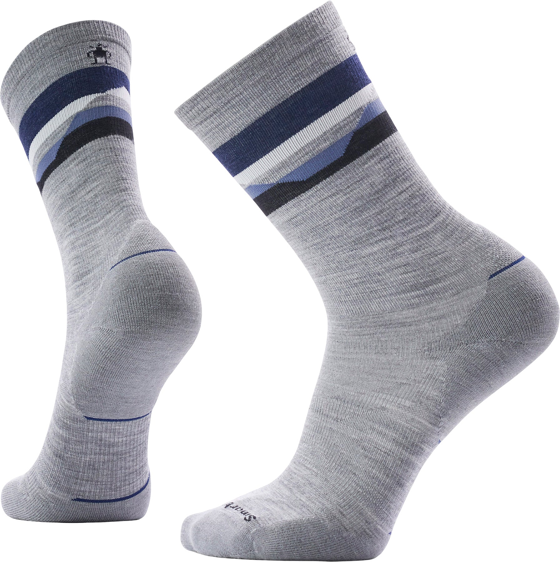 Run Cold Weather Targeted Cushion Horizons Crew Socks - Men's