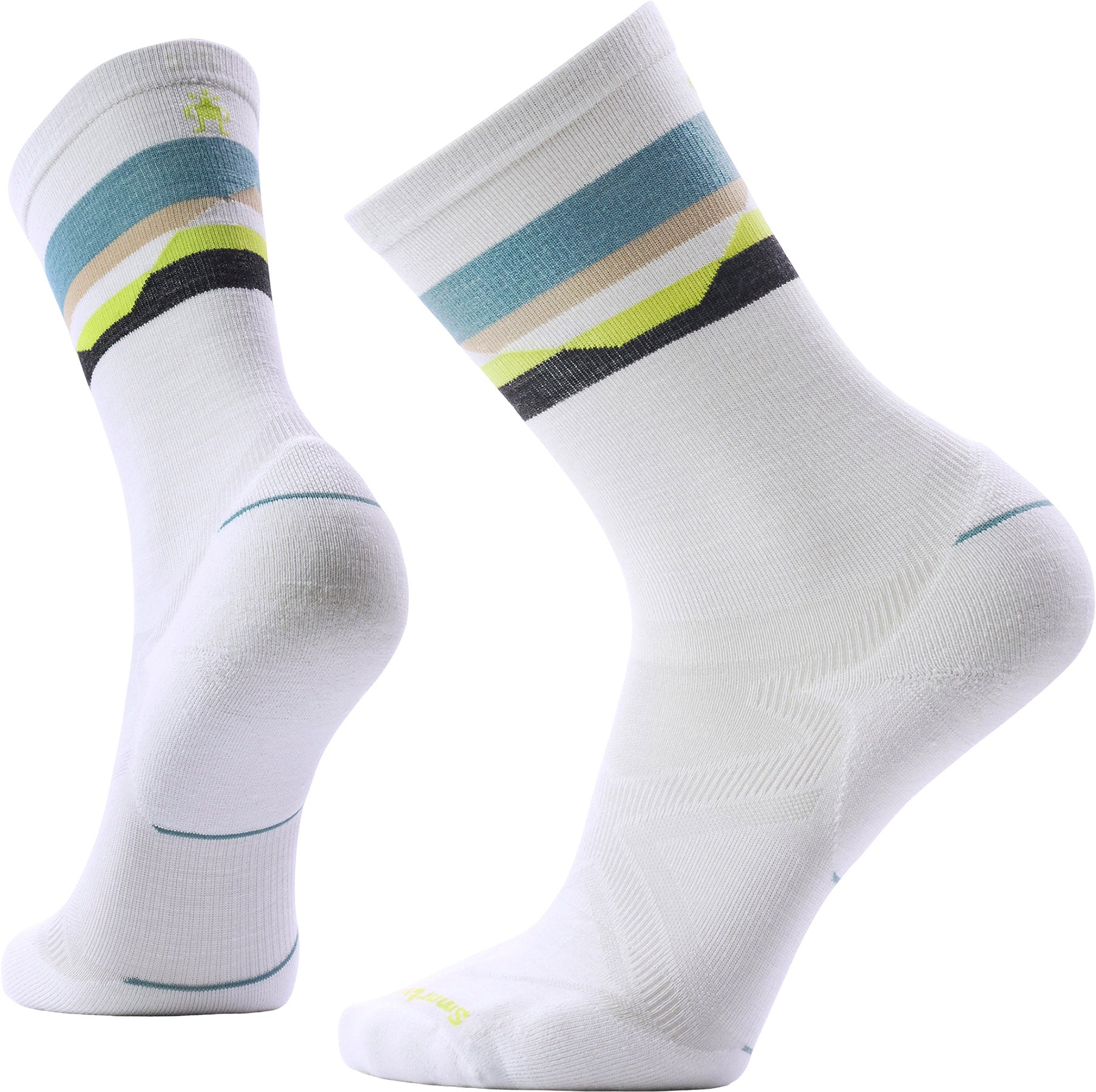 Run Cold Weather Targeted Cushion Horizons Crew Socks - Men's