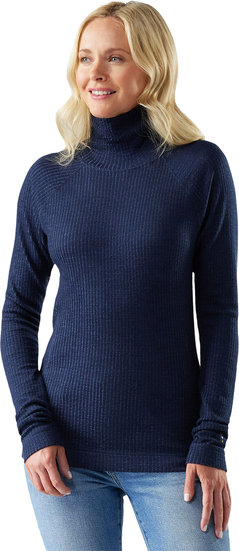 Thermal Merino Rib Turtleneck Top - Women's 