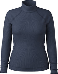 Thermal Merino Rib Turtleneck Top - Women's 