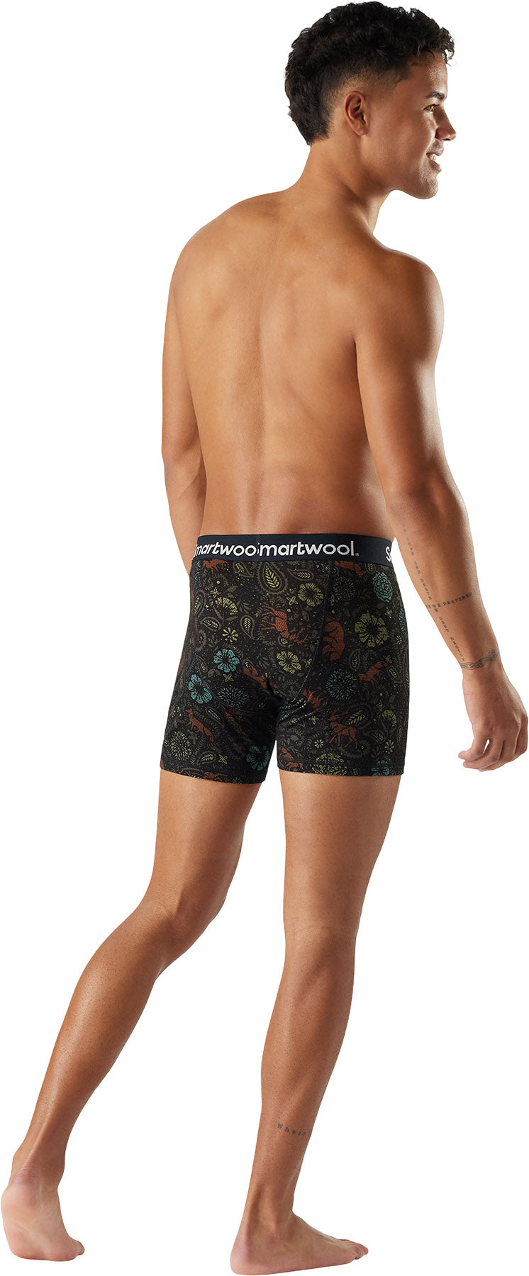 Merino Print Boxed Boxer Brief 4.75 in - Men's