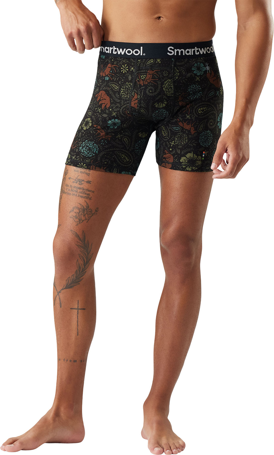 Merino Print Boxed Boxer Brief 4.75 in - Men's