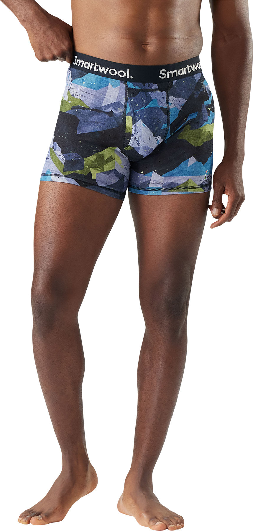 Merino Print Boxed Boxer Brief 4.75 in - Men's