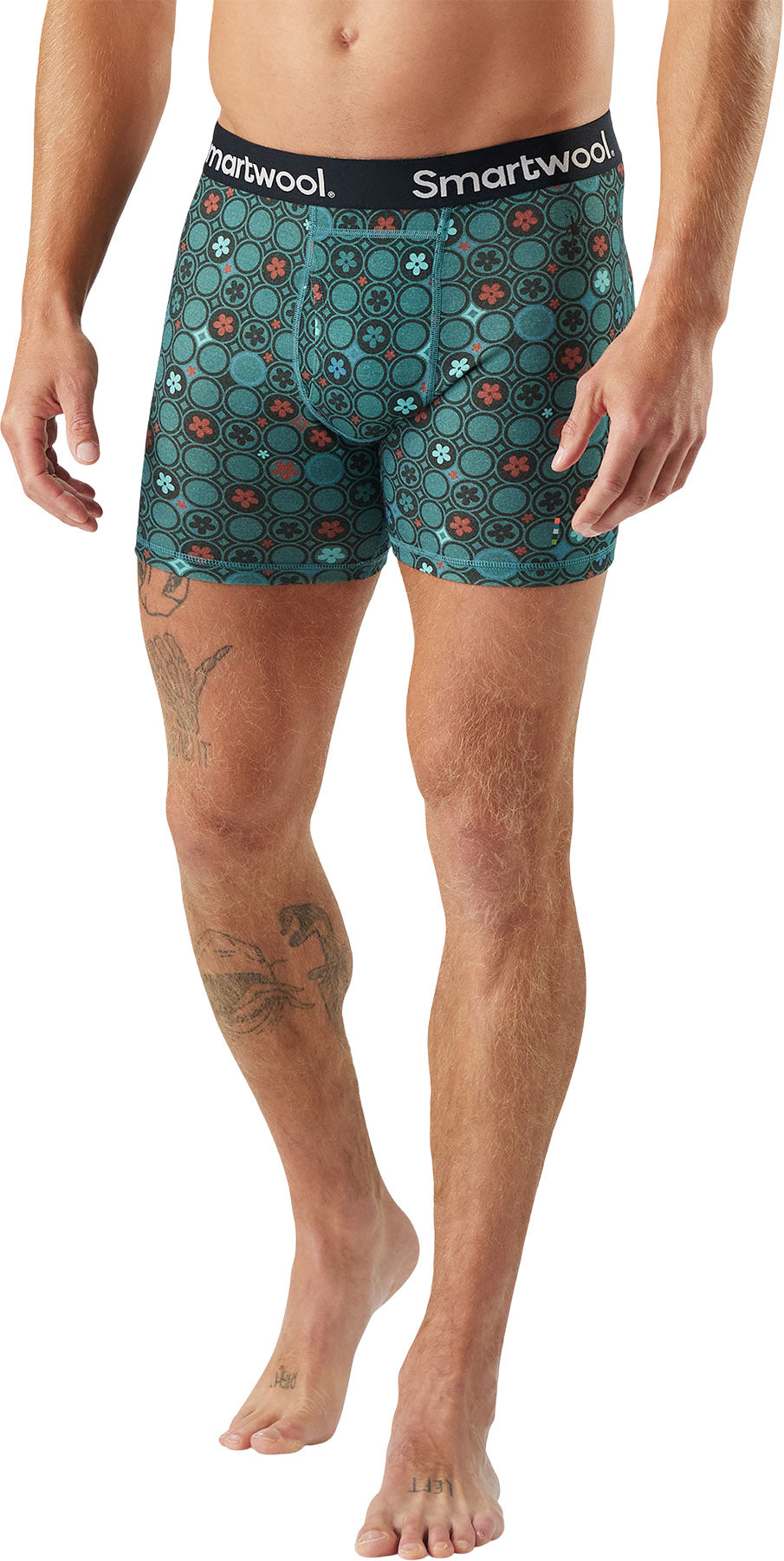 Merino Print Boxed Boxer Brief 4.75 in - Men's