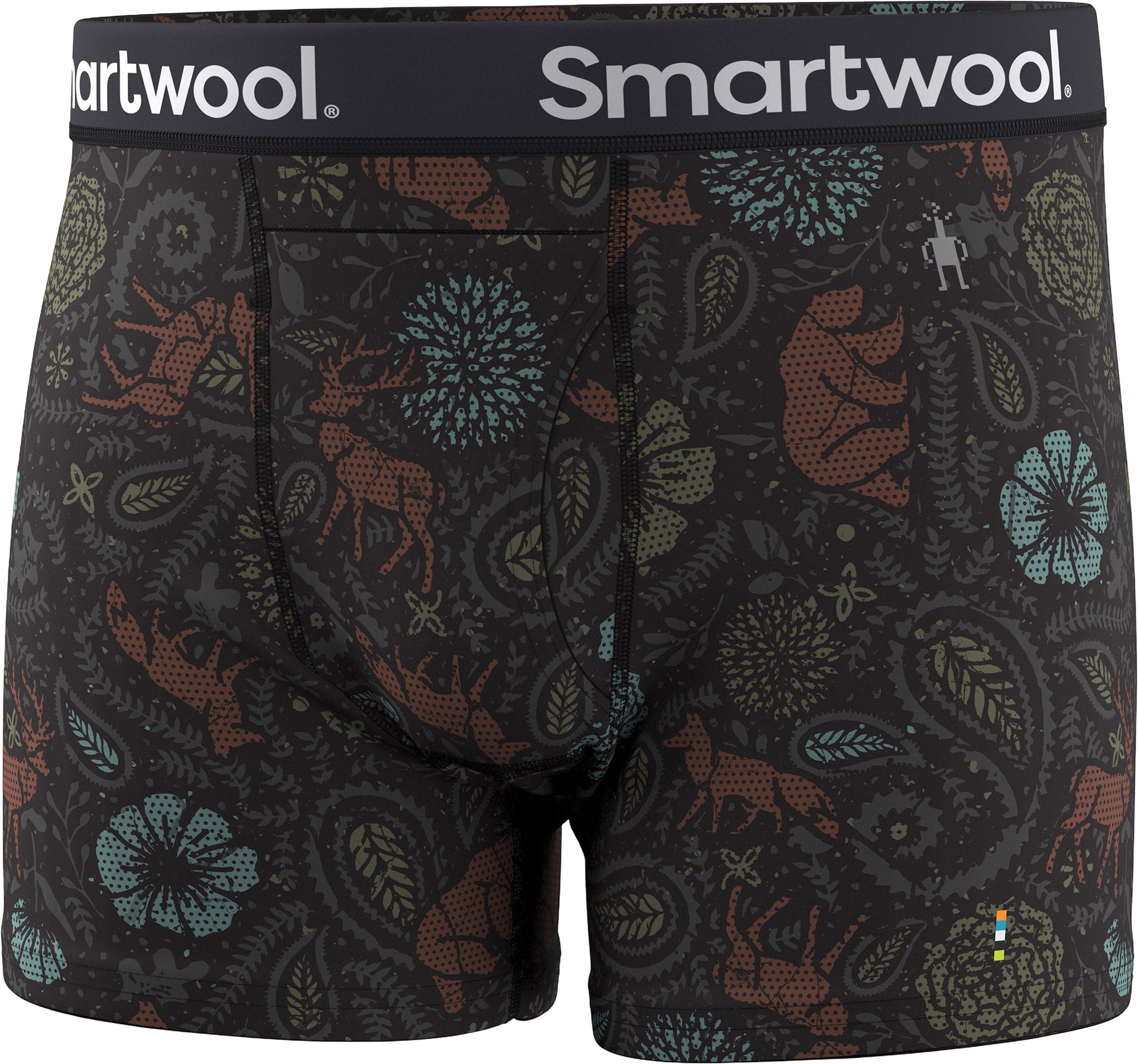 Merino Print Boxed Boxer Brief 4.75 in - Men's