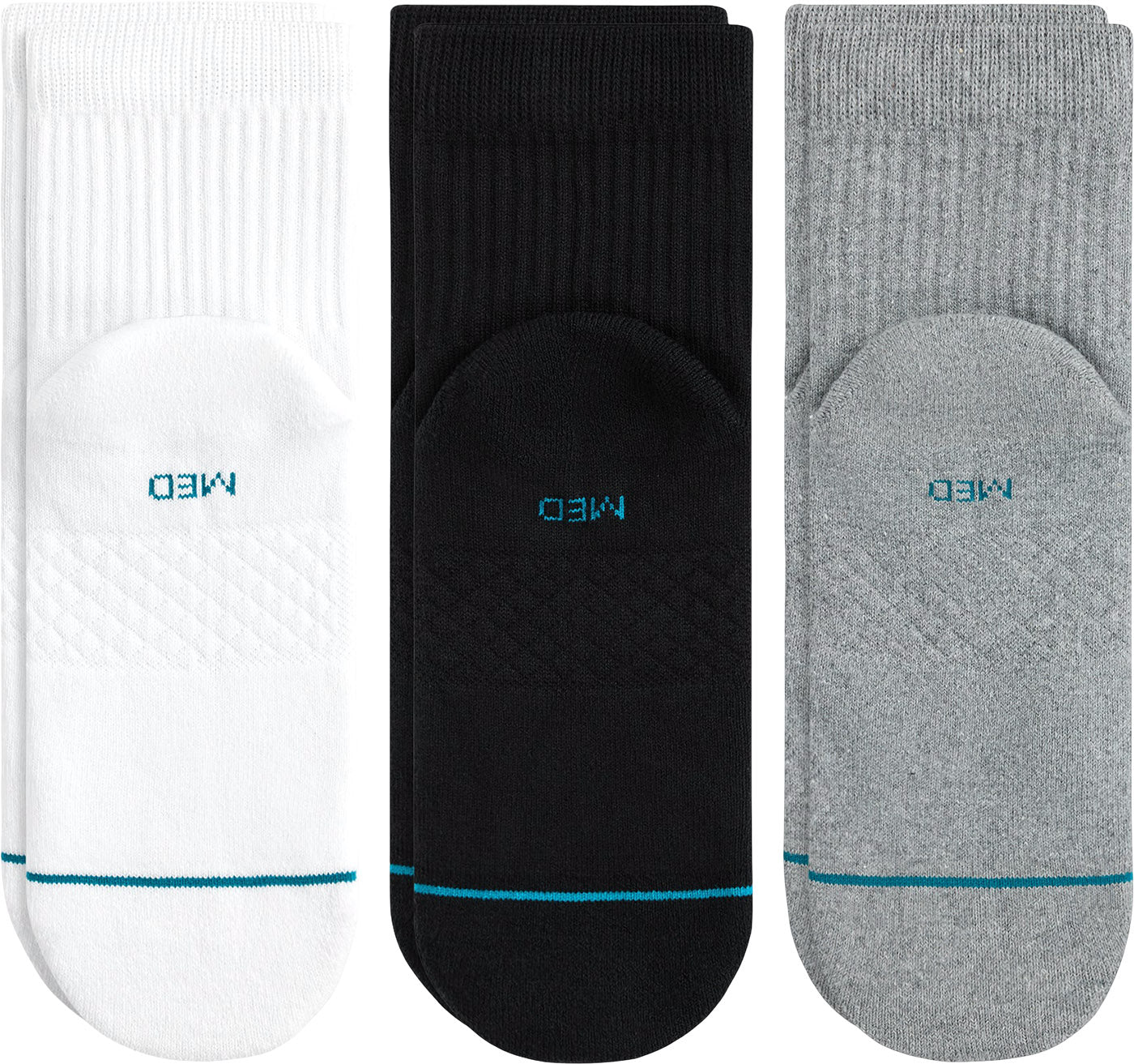 Icon Quarter 3 Pack Sock - Unisex