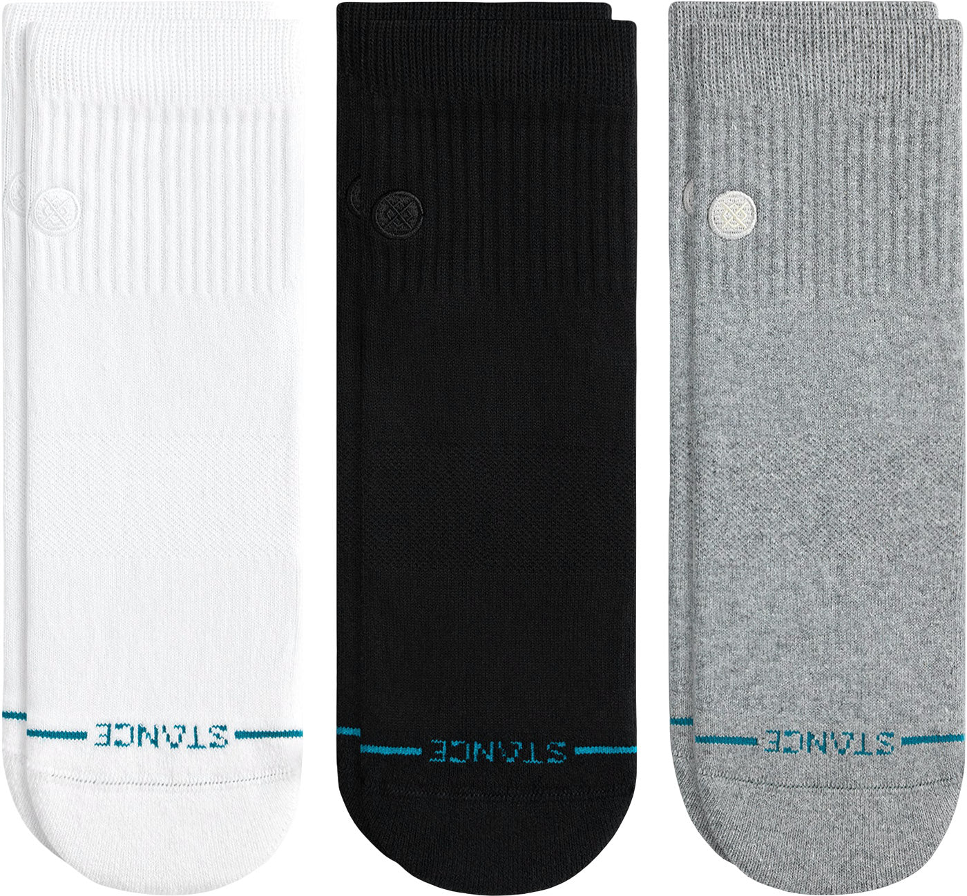 Icon Quarter 3 Pack Sock - Unisex