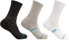 Run Light 3 Pack Crew Socks - Unisex