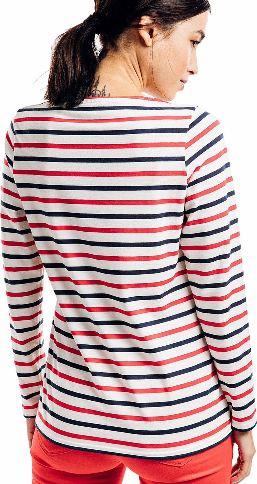 Minquidame Breton Striped Shirt With Long Sleeve - Women's