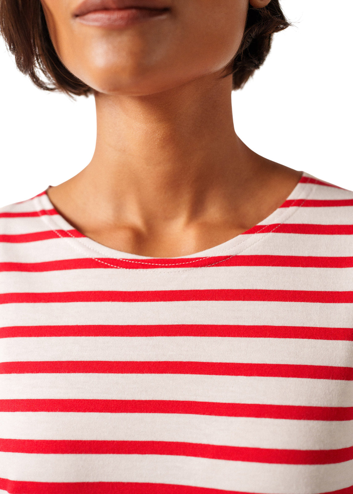 Minquidame Breton Striped Shirt With Long Sleeve - Women's