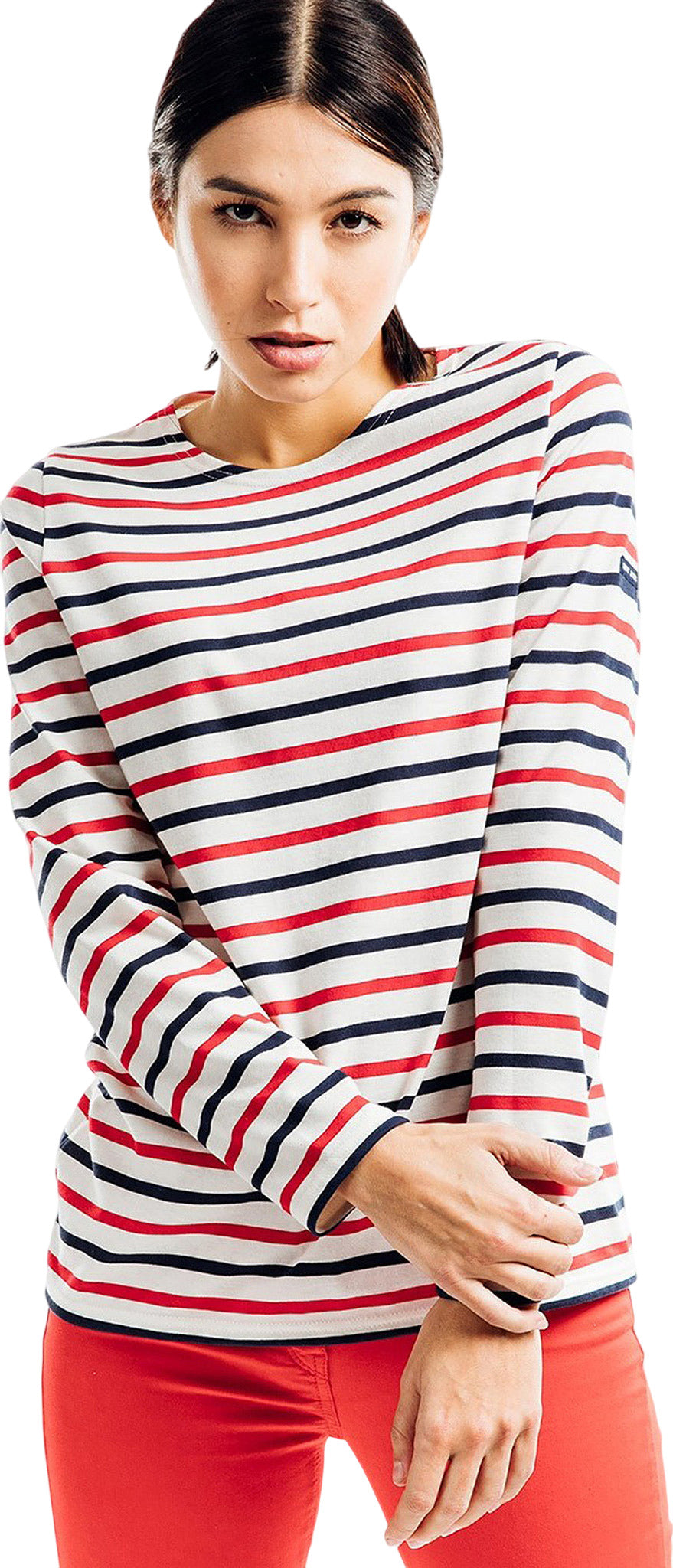 Minquidame Breton Striped Shirt With Long Sleeve - Women's