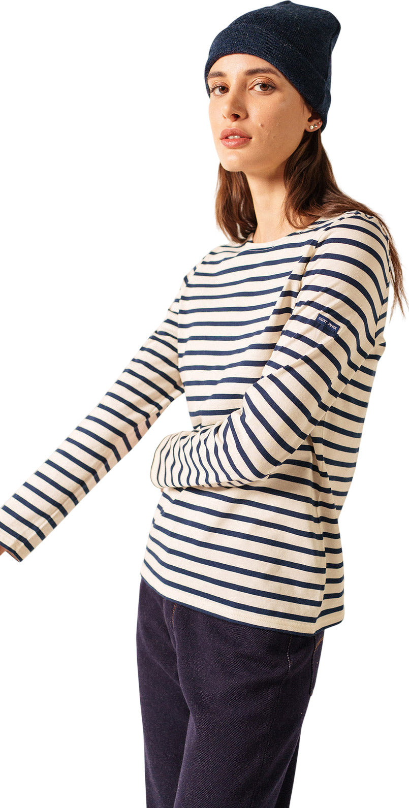 Minquidame Breton Striped Shirt With Long Sleeve - Women's