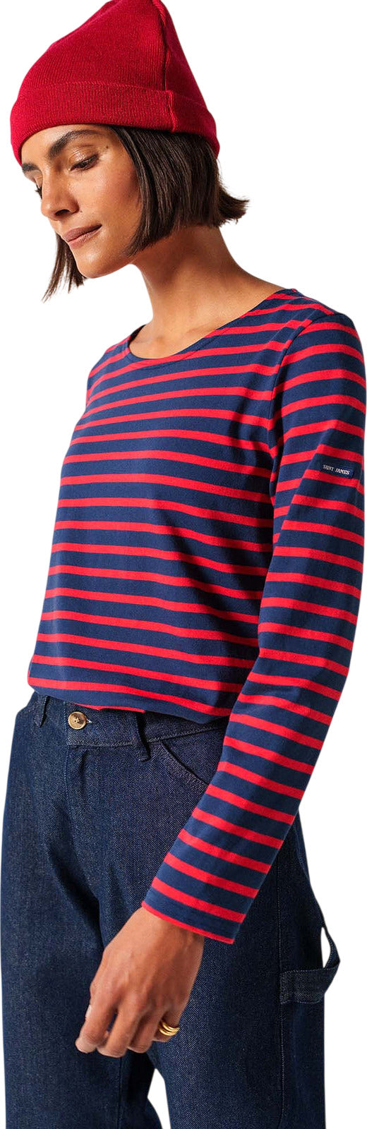 Minquidame Breton Striped Shirt With Long Sleeve - Women's