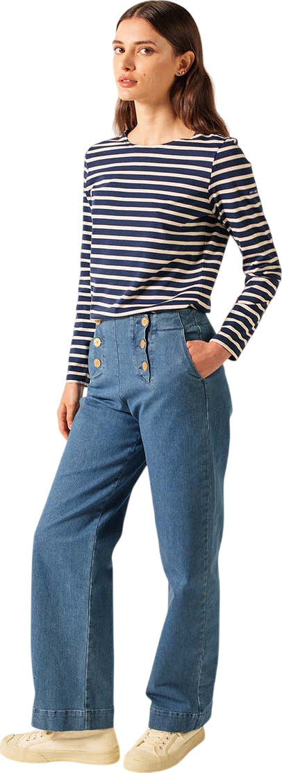 Minquidame Breton Striped Shirt With Long Sleeve - Women's