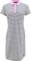 Agen Striped Polo Dress - Women's