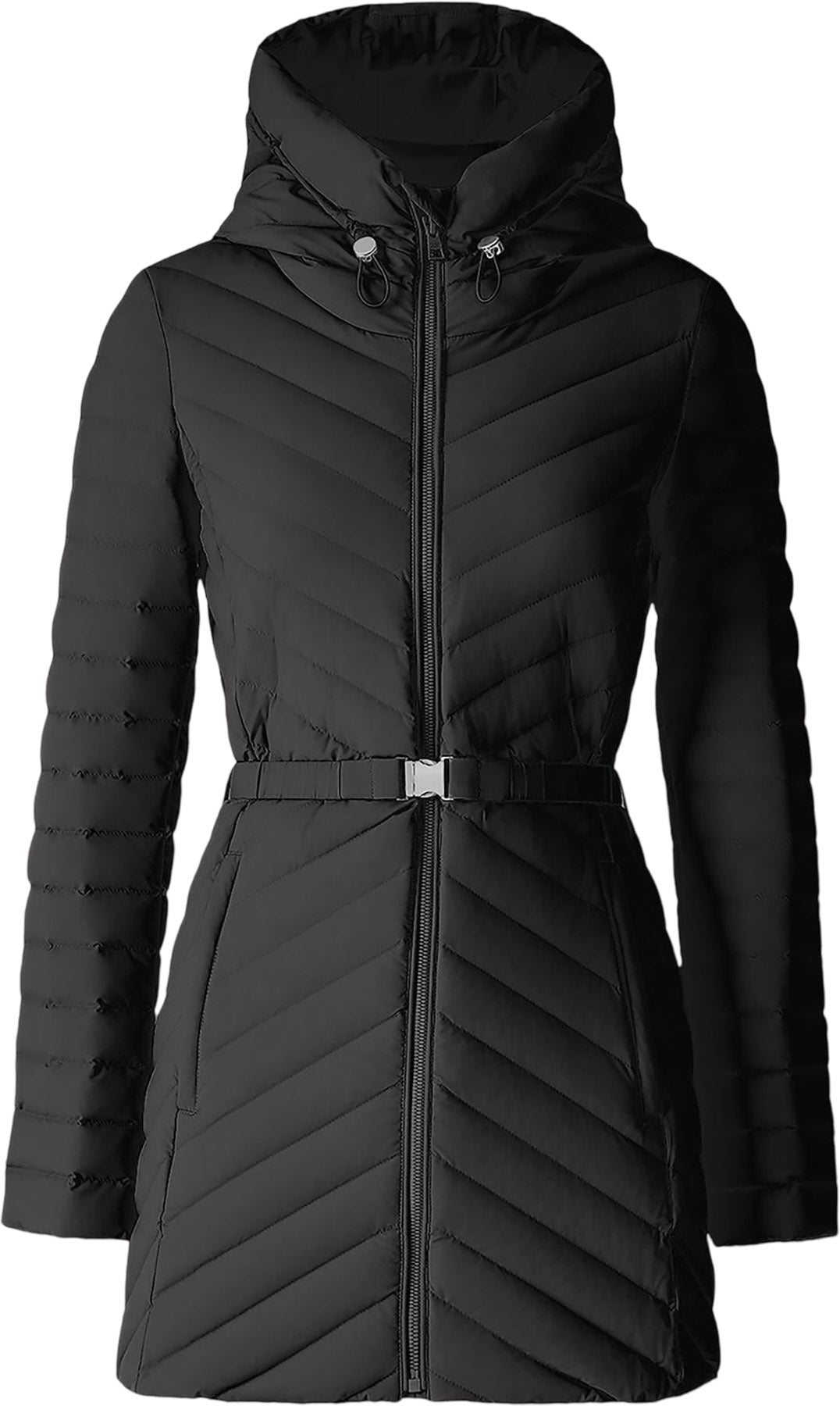 Estelle Stretch Down Belted Coat - Women's