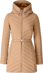 Estelle Stretch Down Belted Coat - Women's