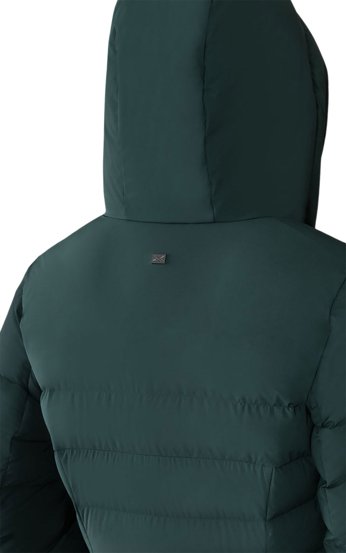 Judy-M Stretch Down Coat with Hood - Women's 