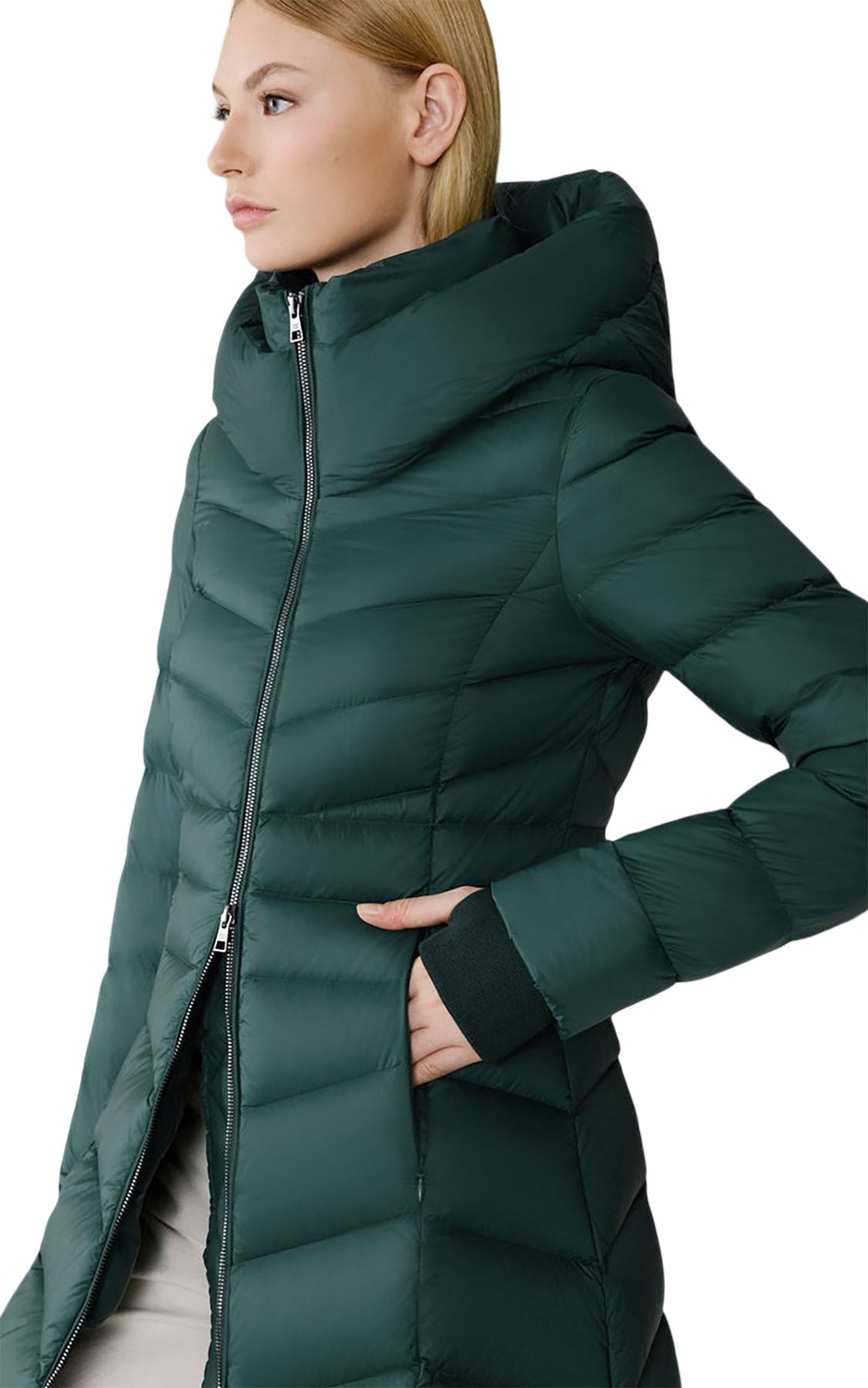Lita-U Midi Down Coat with Hood - Women's 