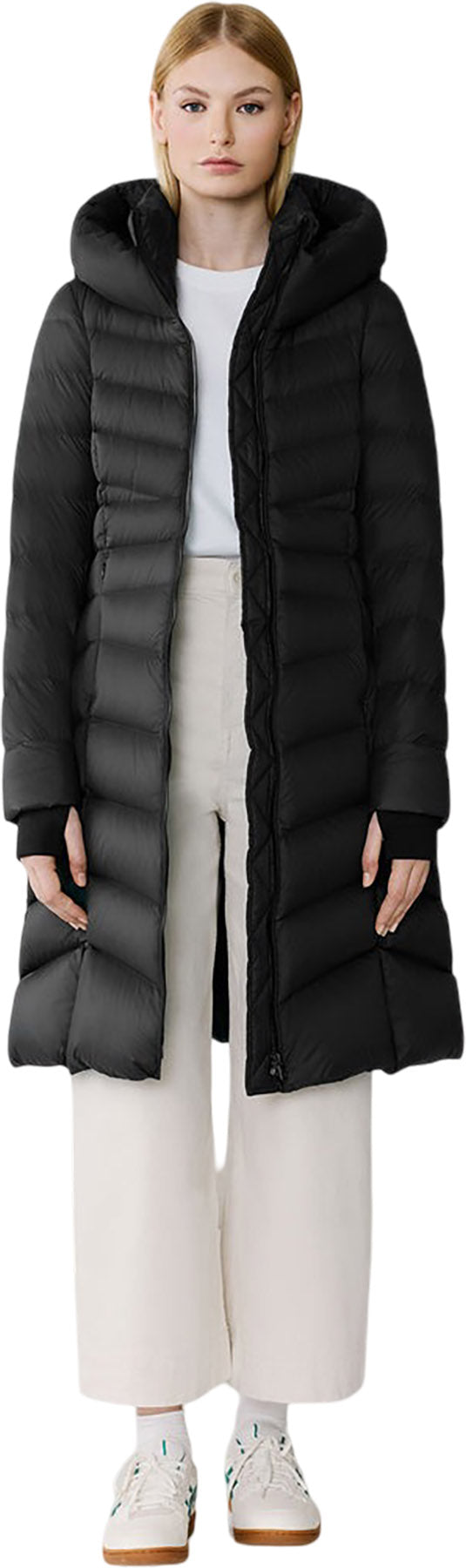 Lita-U Midi Down Coat with Hood - Women's 