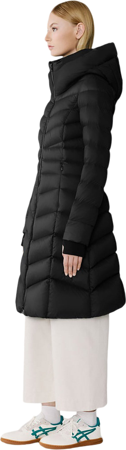 Lita-U Midi Down Coat with Hood - Women's 