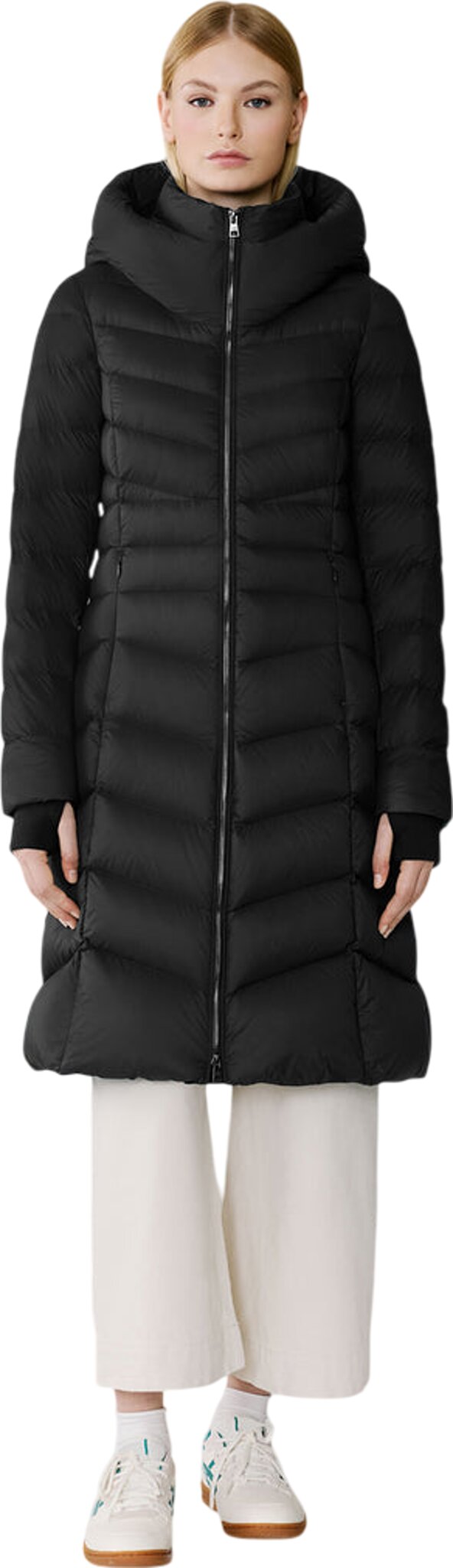Lita-U Midi Down Coat with Hood - Women's 