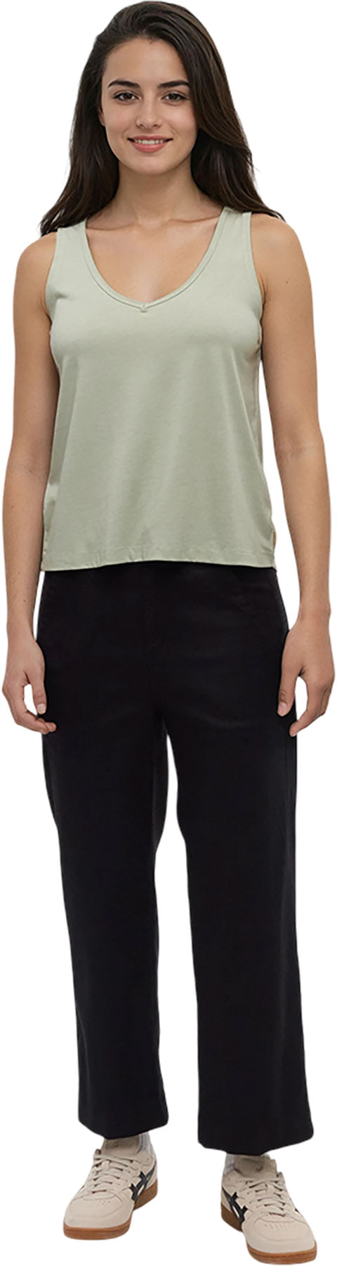 TreeBlend Double V Neck Tank Top - Women's