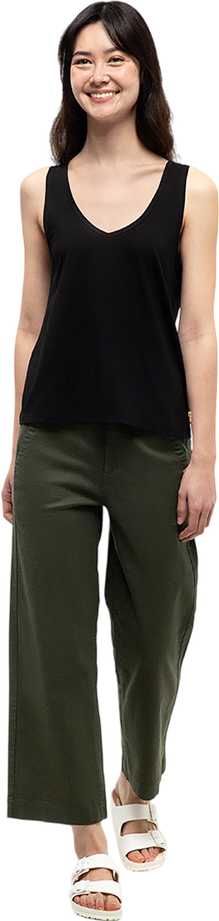TreeBlend Double V Neck Tank Top - Women's