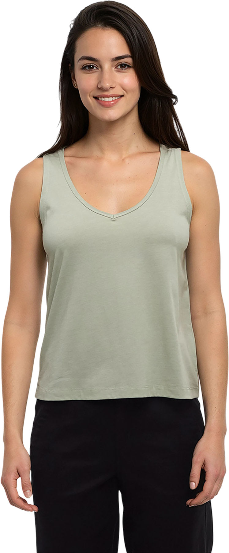 TreeBlend Double V Neck Tank Top - Women's
