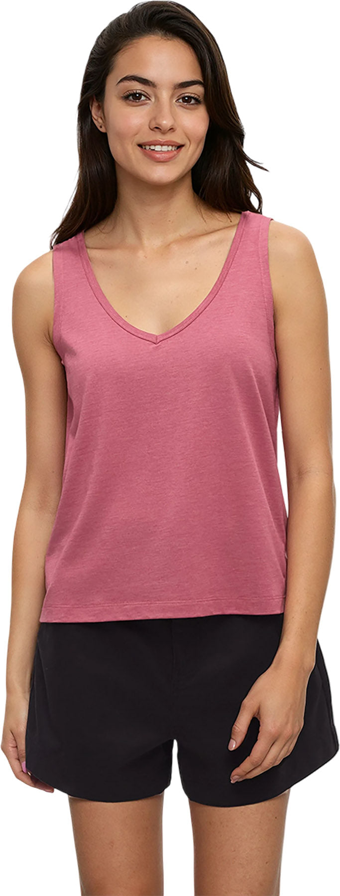 TreeBlend Double V Neck Tank Top - Women's