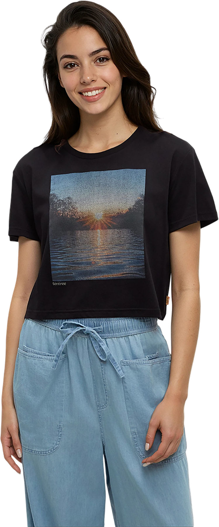 Lake View Crop T-Shirt - Women's