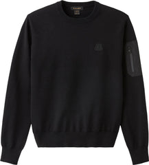 Cotton Pocket Crew Neck Sweater - Men's
